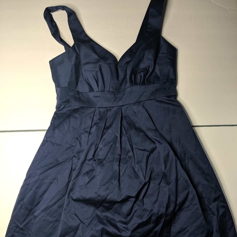 DAVID'S BRIDAL Navy Blue Cocktail Dress Size 4